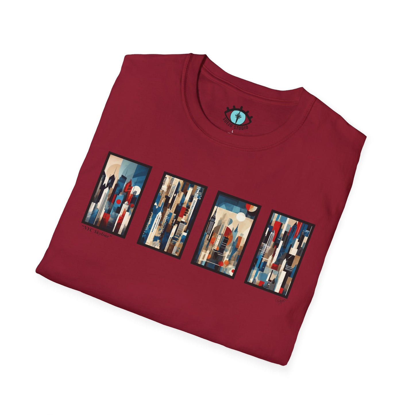 “NYC Skyline” Abstract Art - Unisex T-Shirt