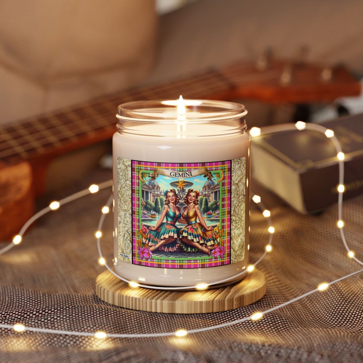 Gemini (May 21 - June 20) - Zodiac Scented Soy Candle, 9oz
