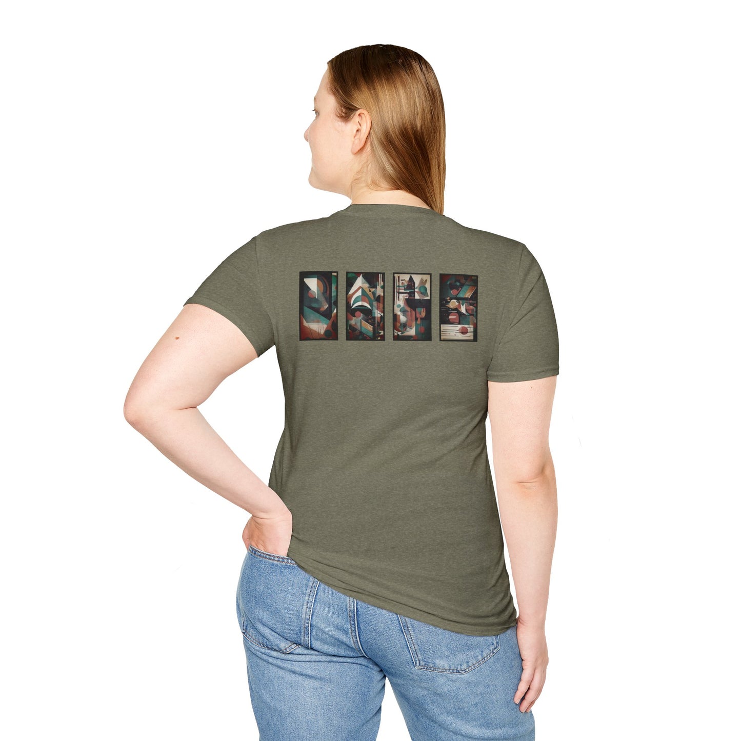 “Cityscape” Abstract Art - Unisex T-Shirt
