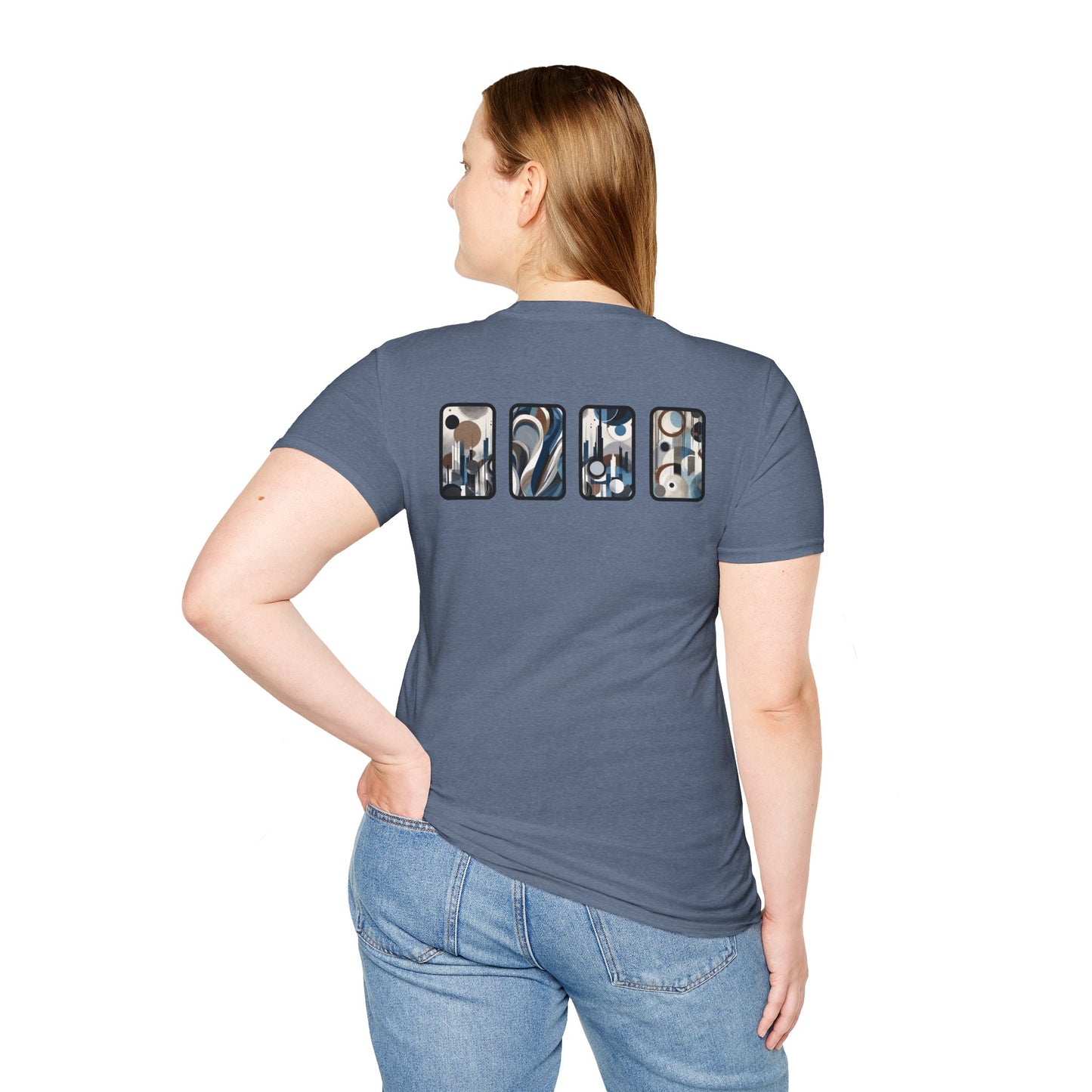 “Skyline” Abstract Art - Unisex T-Shirt