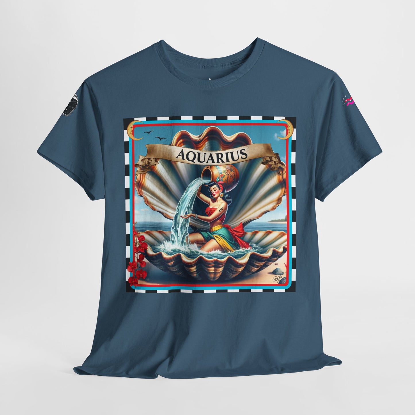 Aquarius - Unisex Cotton T-Shirt