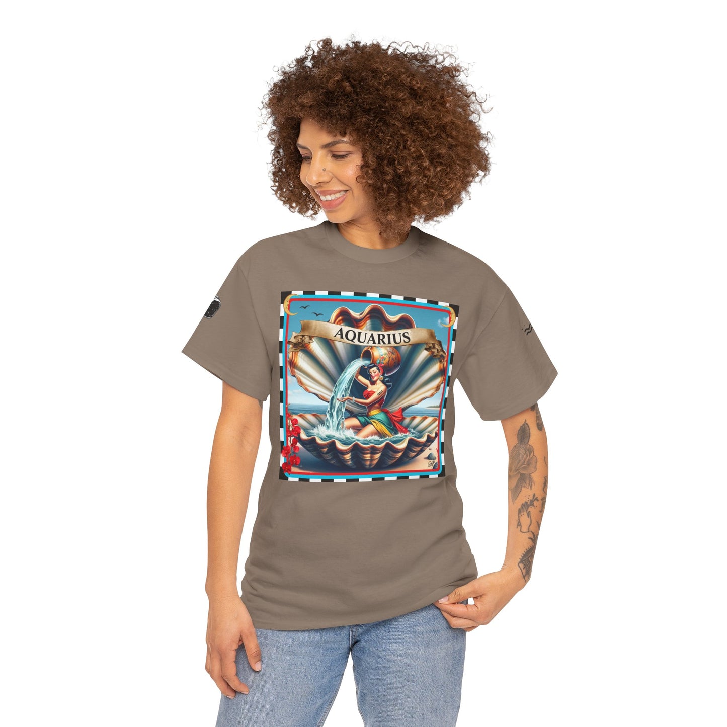 Aquarius - Unisex Cotton T-Shirt