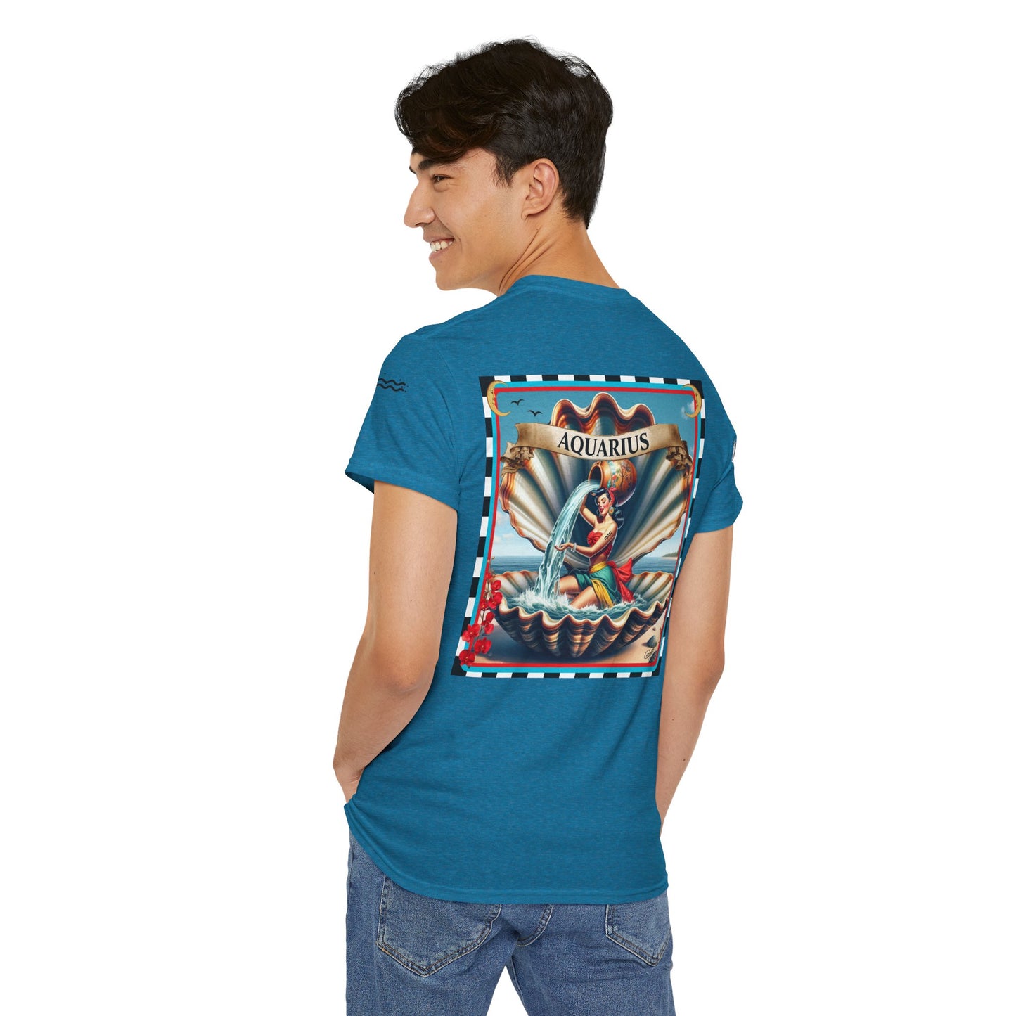 Aquarius - Unisex Cotton T-Shirt