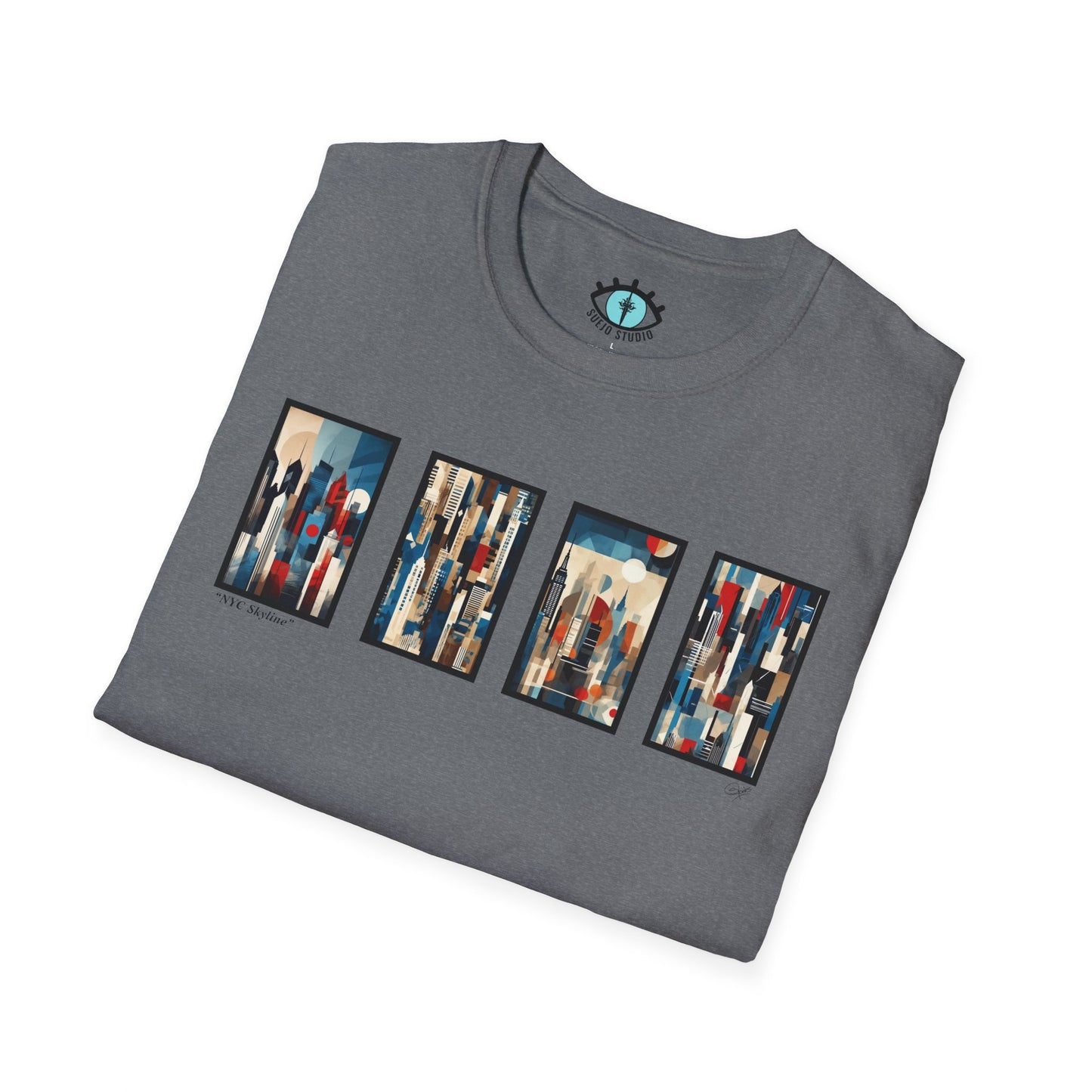 “NYC Skyline” Abstract Art - Unisex T-Shirt