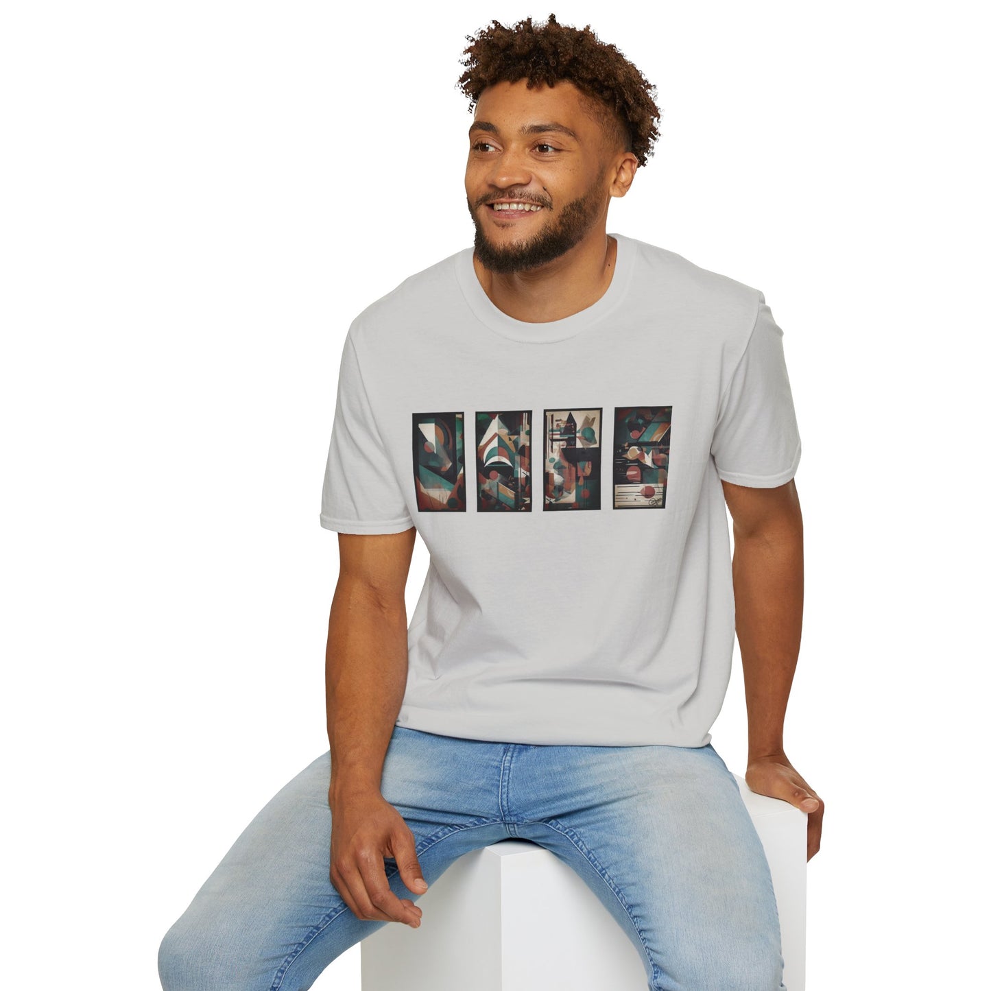 “Cityscape” Abstract Art - Unisex T-Shirt