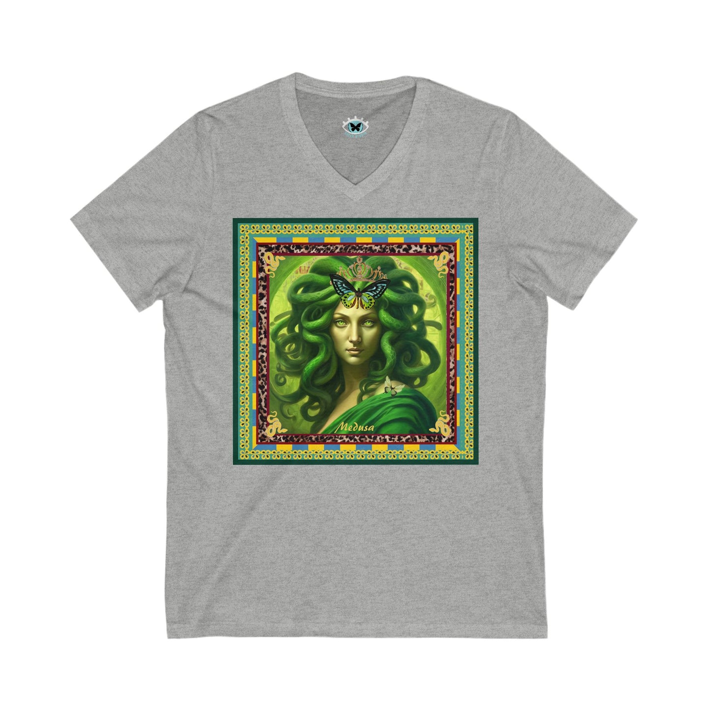 Medusa - Unisex V Neck T-Shirt