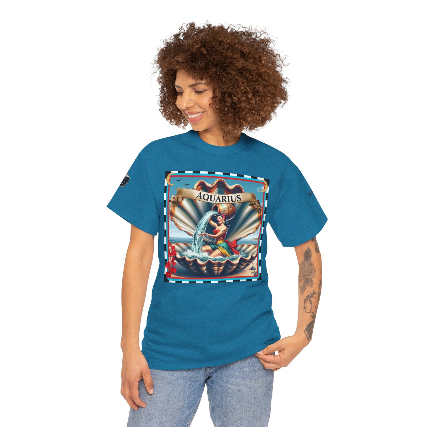 Aquarius - Unisex Cotton T-Shirt