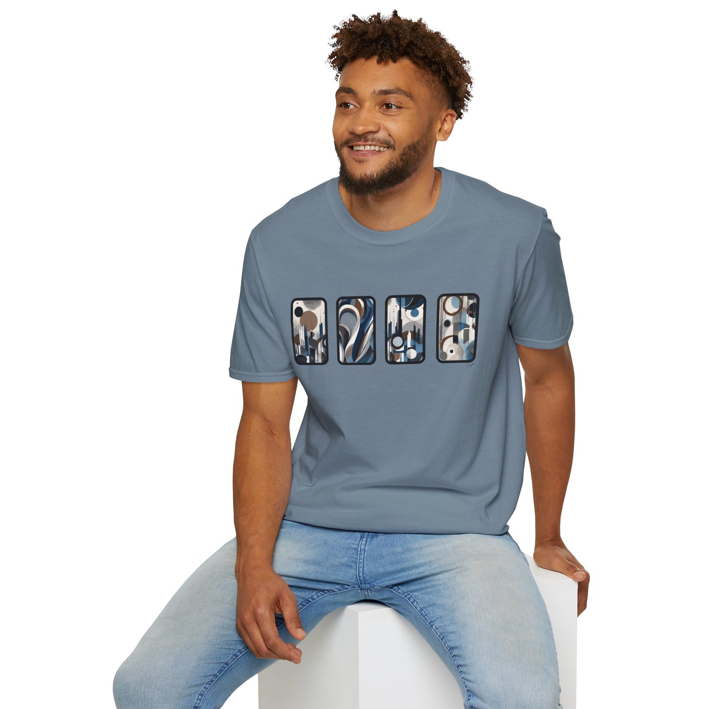 “Skyline” Abstract Art - Unisex T-Shirt