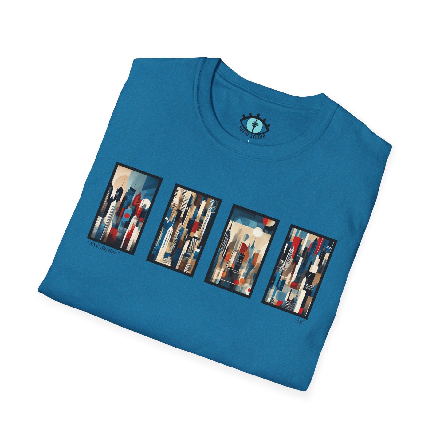 “NYC Skyline” Abstract Art - Unisex T-Shirt