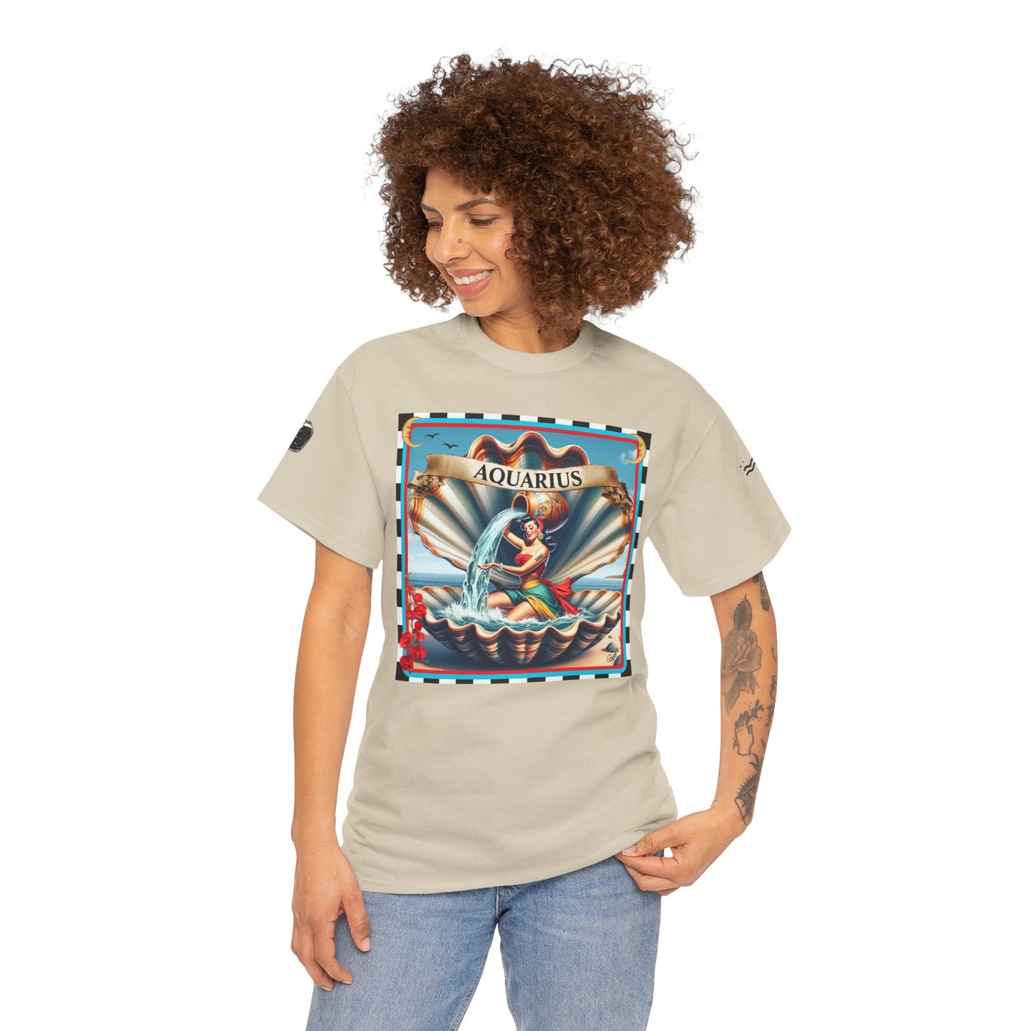 Aquarius - Unisex Cotton T-Shirt