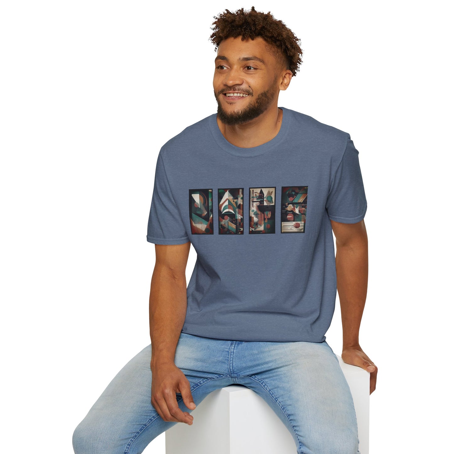 “Cityscape” Abstract Art - Unisex T-Shirt