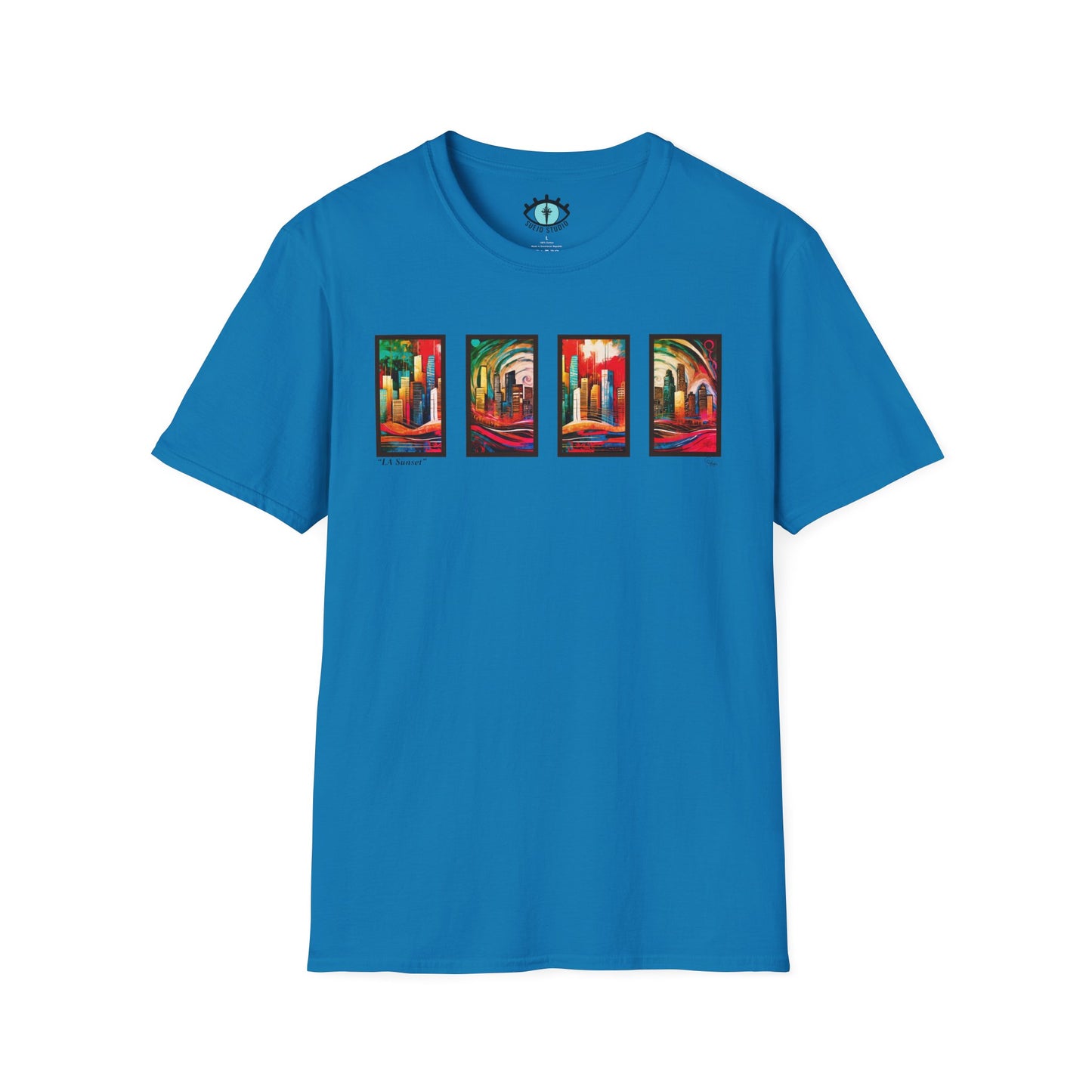 “LA Sunset” Abstract Art - Unisex T-Shirt