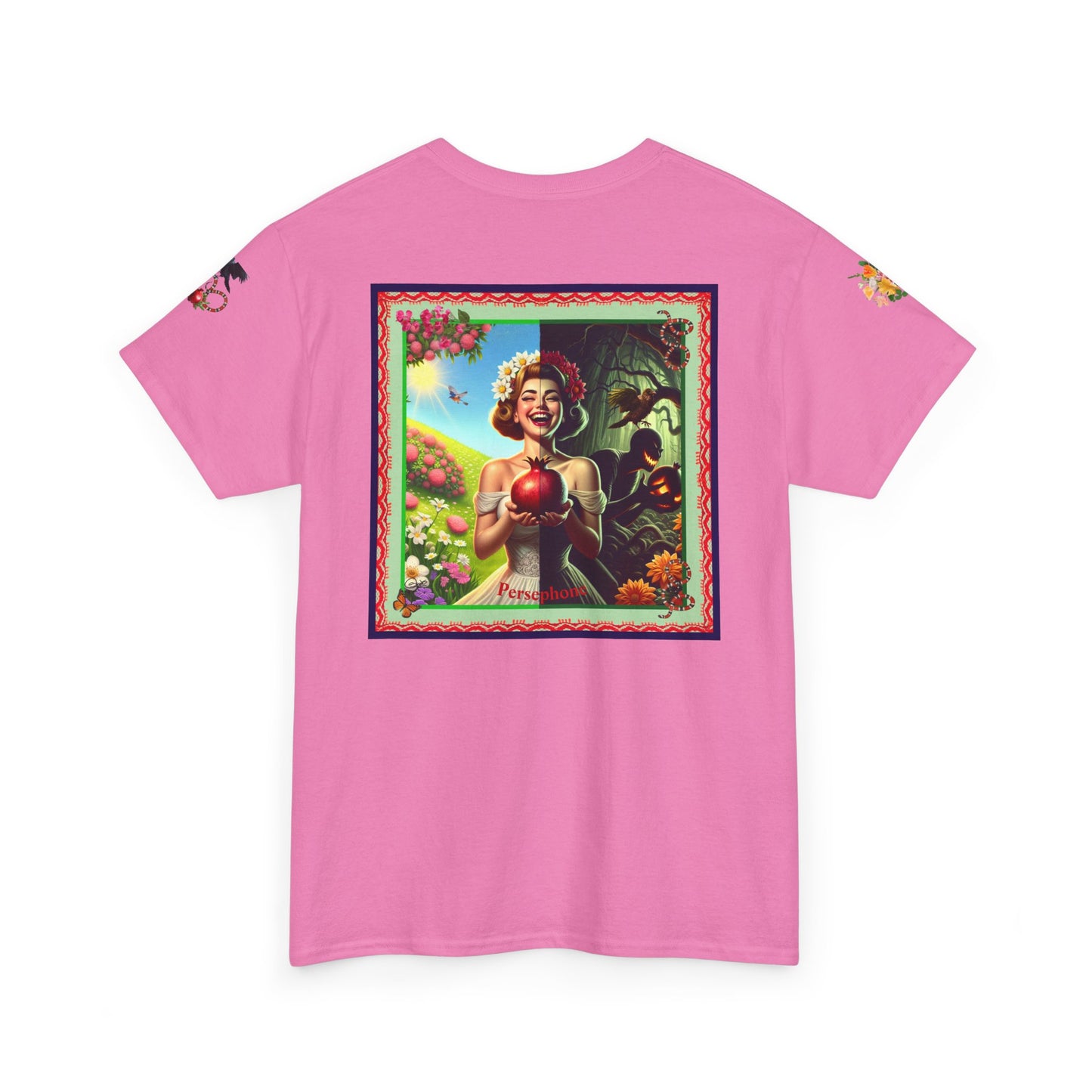 Persephone- Goddess of Spring and Queen of the Underworld - Unisex Heavy Cotton Tee