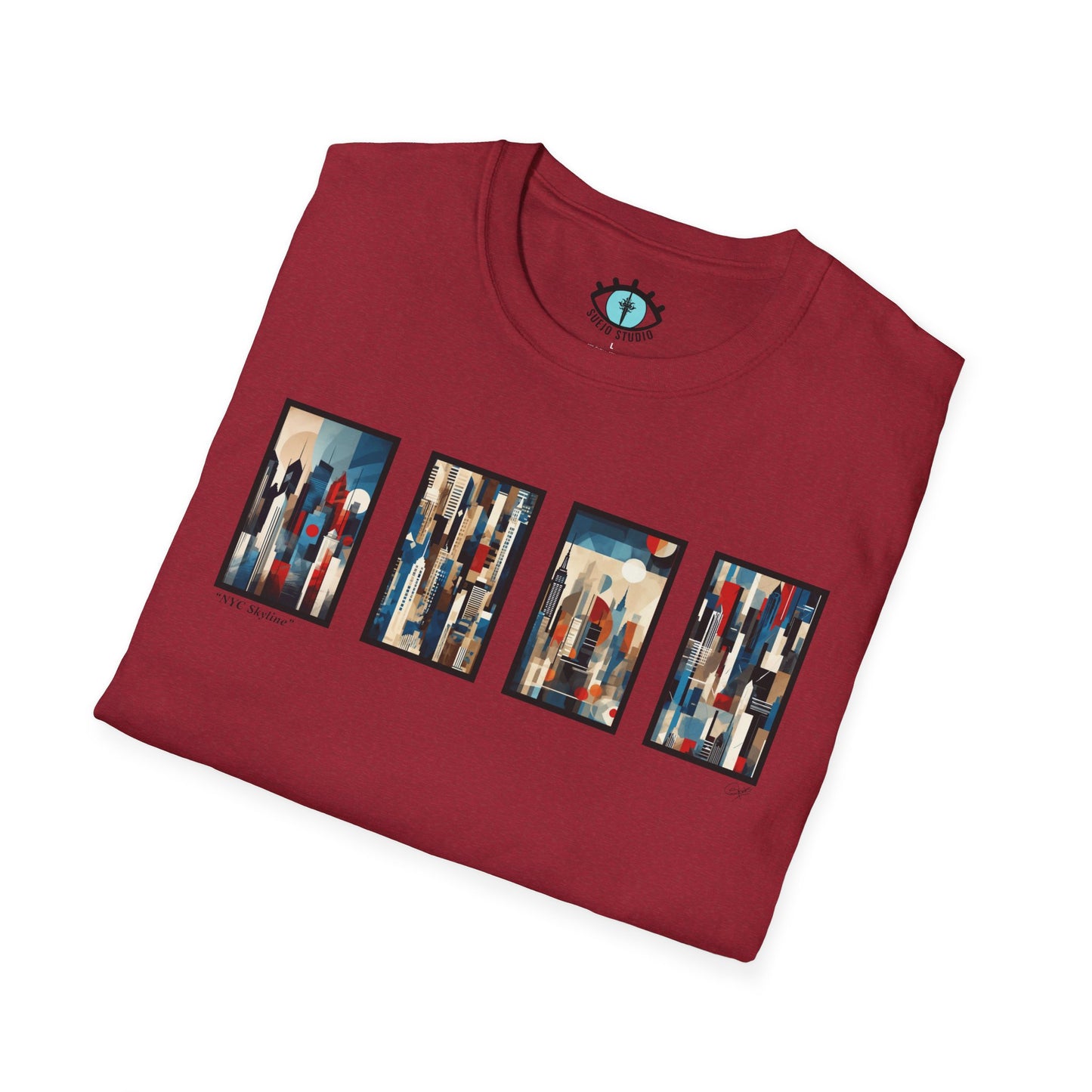 “NYC Skyline” Abstract Art - Unisex T-Shirt