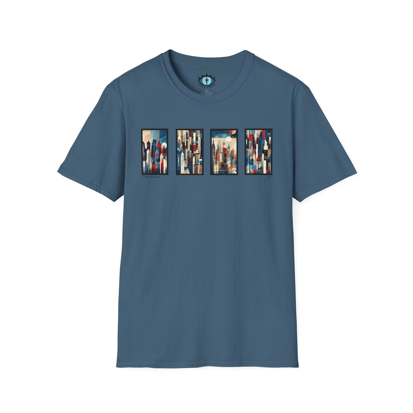 “NYC Skyline” Abstract Art - Unisex T-Shirt