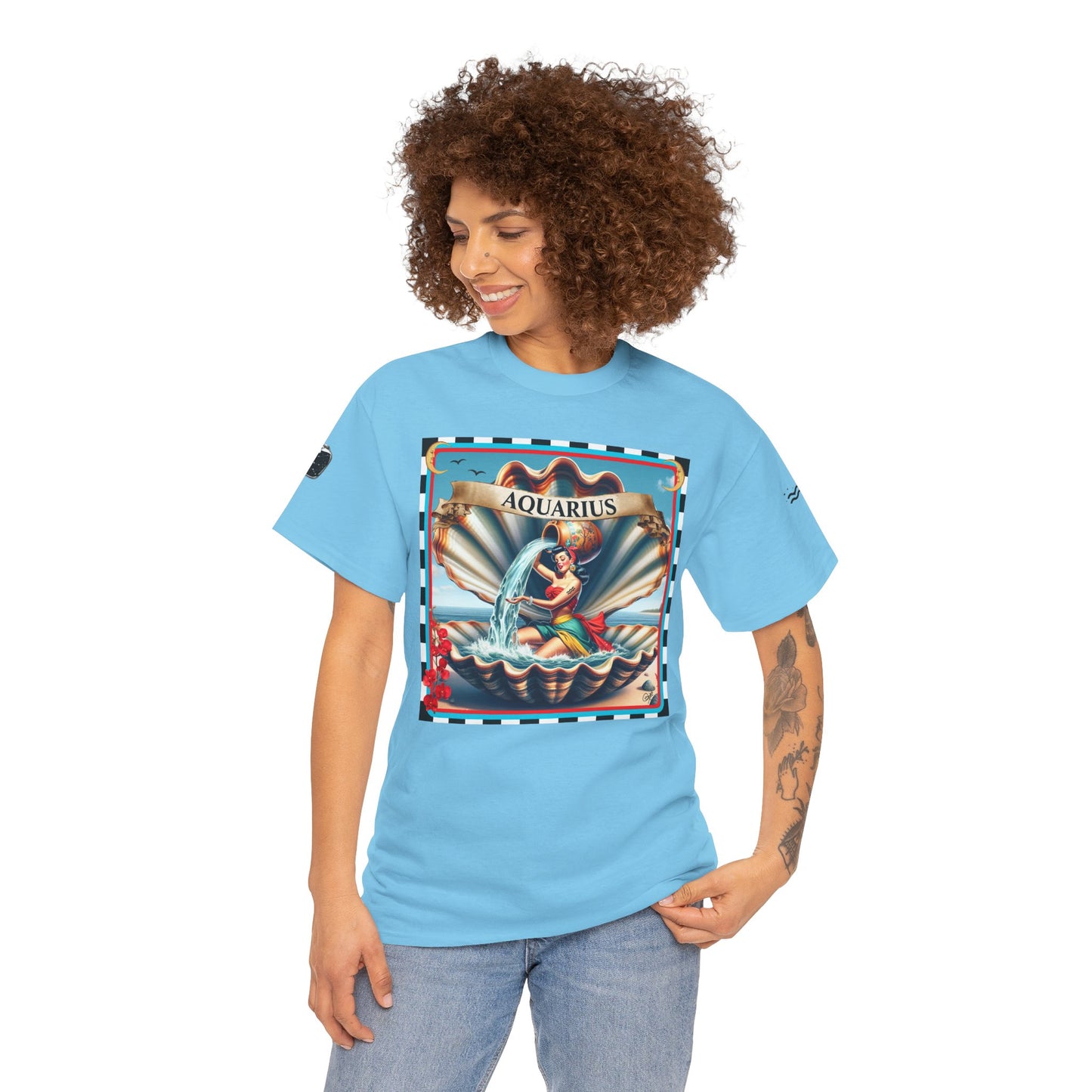 Aquarius - Unisex Cotton T-Shirt