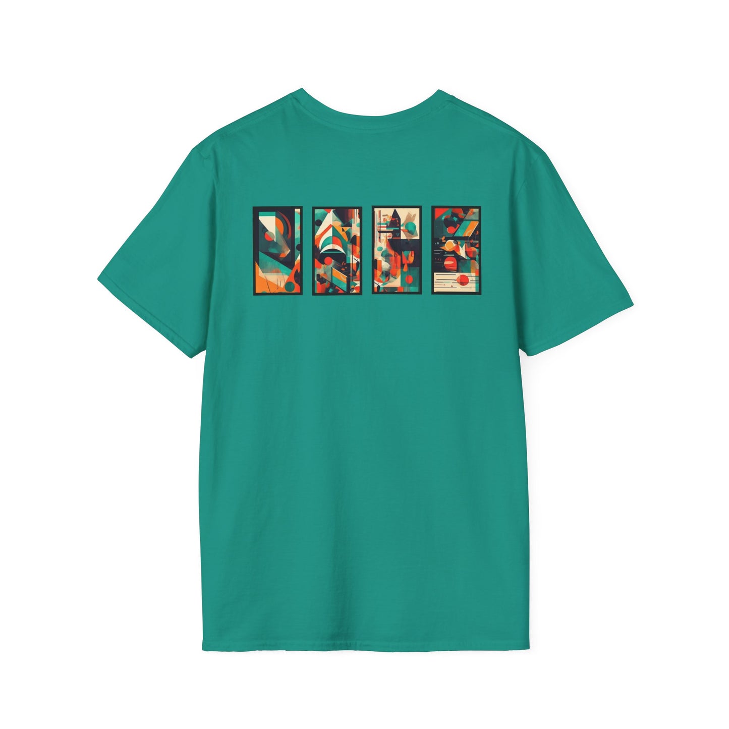 “Cityscape Sunset” Abstract Art - Unisex T-Shirt