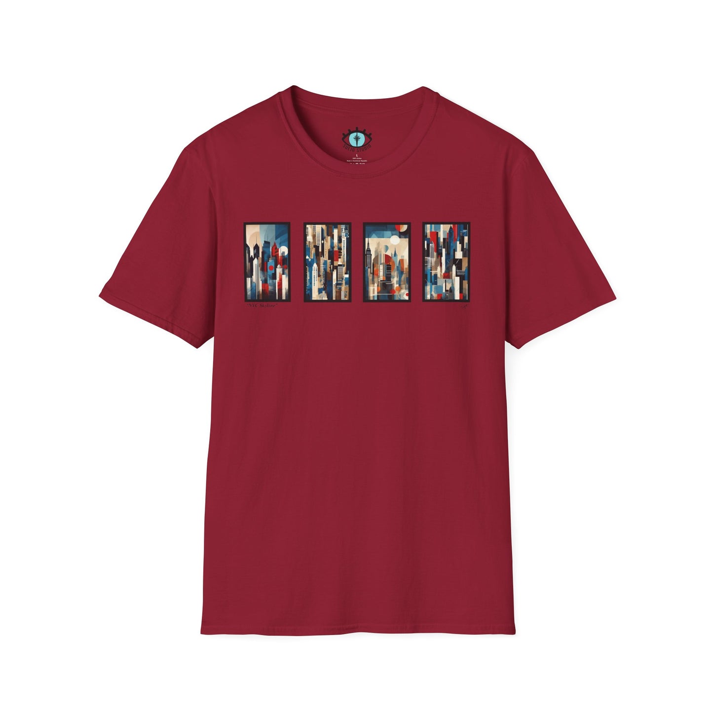 “NYC Skyline” Abstract Art - Unisex T-Shirt