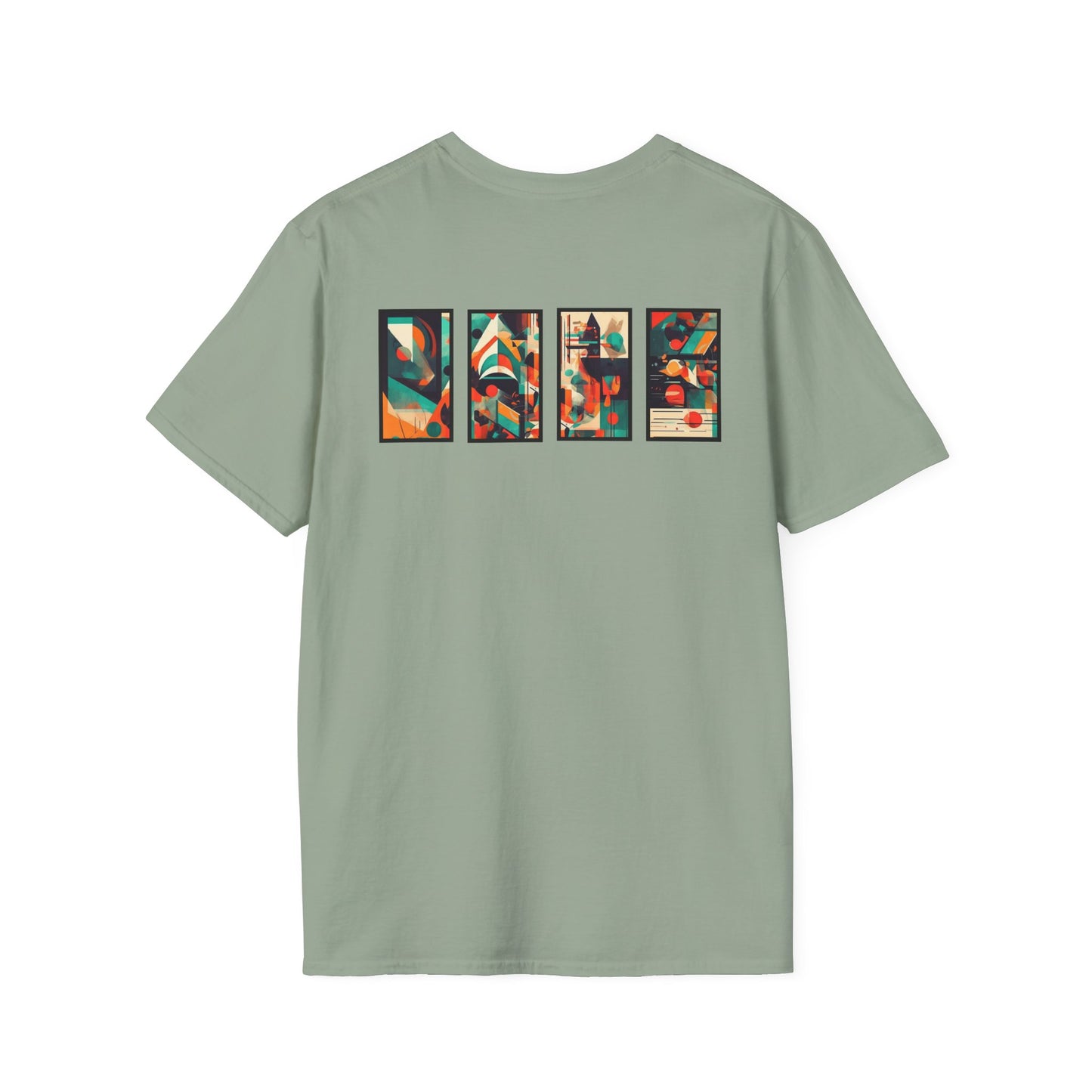 “Cityscape Sunset” Abstract Art - Unisex T-Shirt