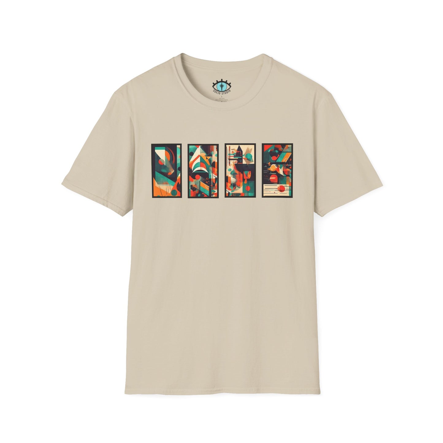“Cityscape Sunset” Abstract Art - Unisex T-Shirt
