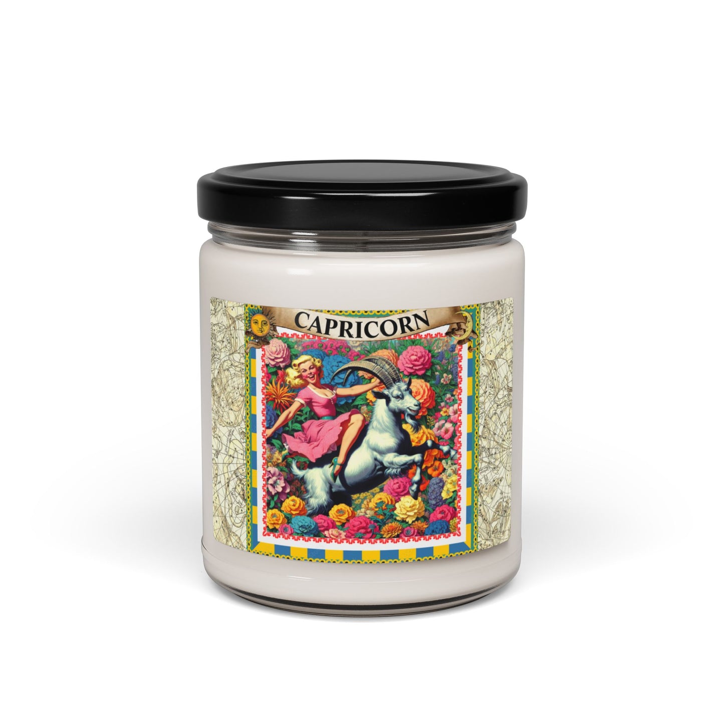 Capricorn (Dec. 22 - Jan. 19) - Zodiac Scented Soy Candle, 9oz