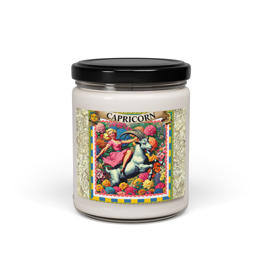 Capricorn (Dec. 22 - Jan. 19) - Zodiac Scented Soy Candle, 9oz