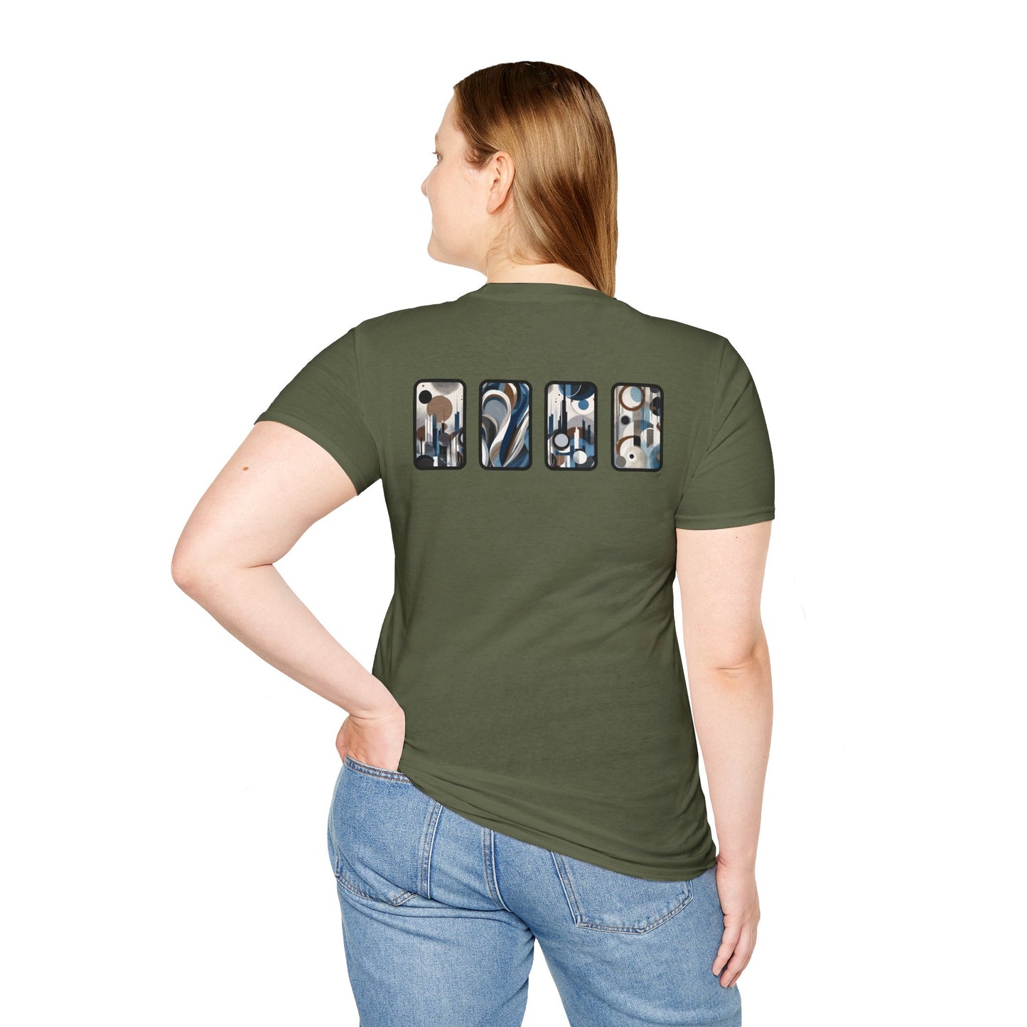 “Skyline” Abstract Art - Unisex T-Shirt