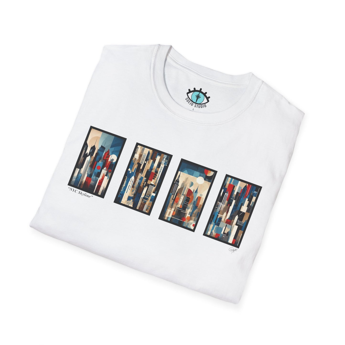 “NYC Skyline” Abstract Art - Unisex T-Shirt