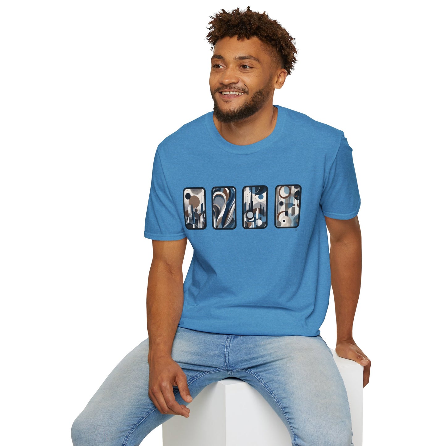 “Skyline” Abstract Art - Unisex T-Shirt