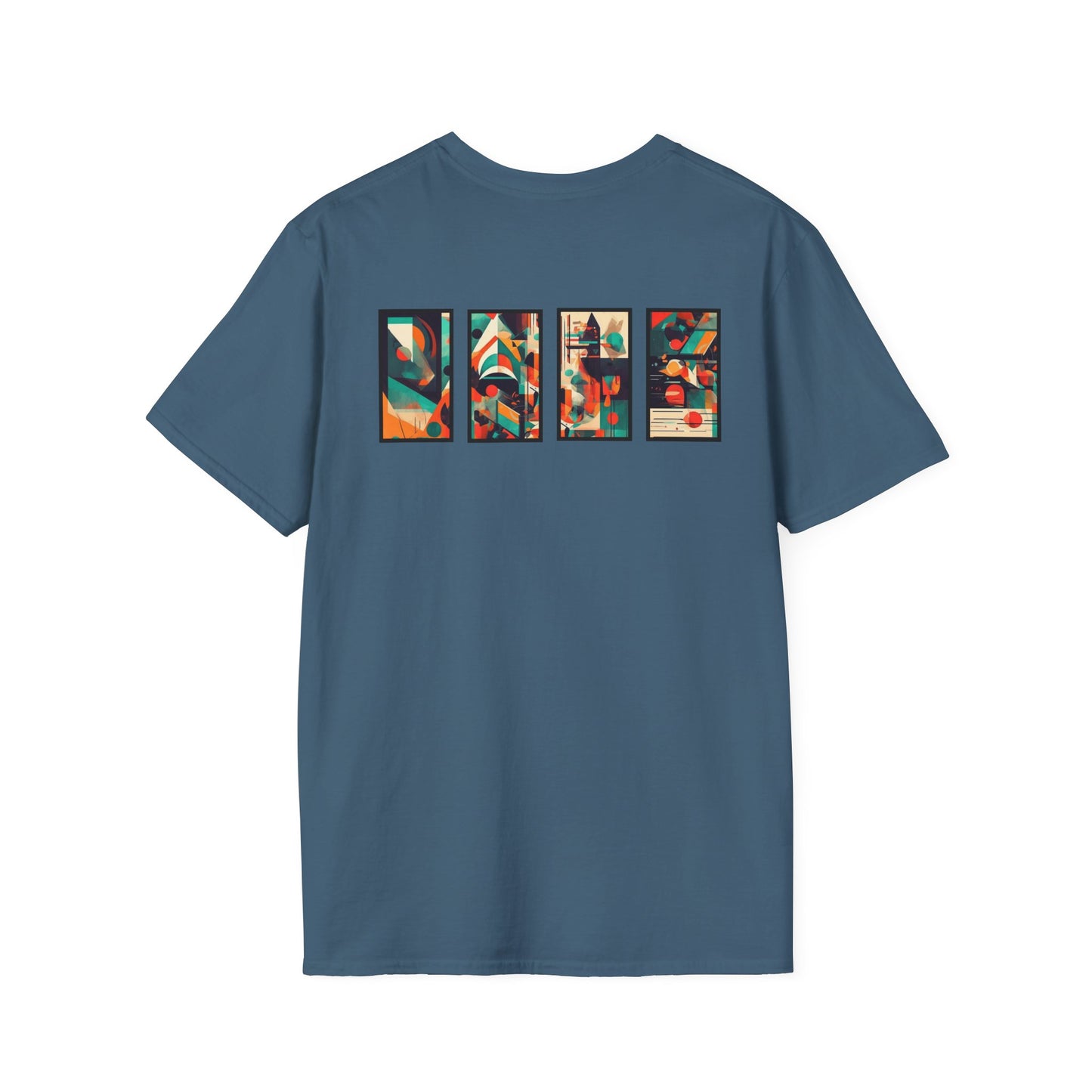 “Cityscape Sunset” Abstract Art - Unisex T-Shirt
