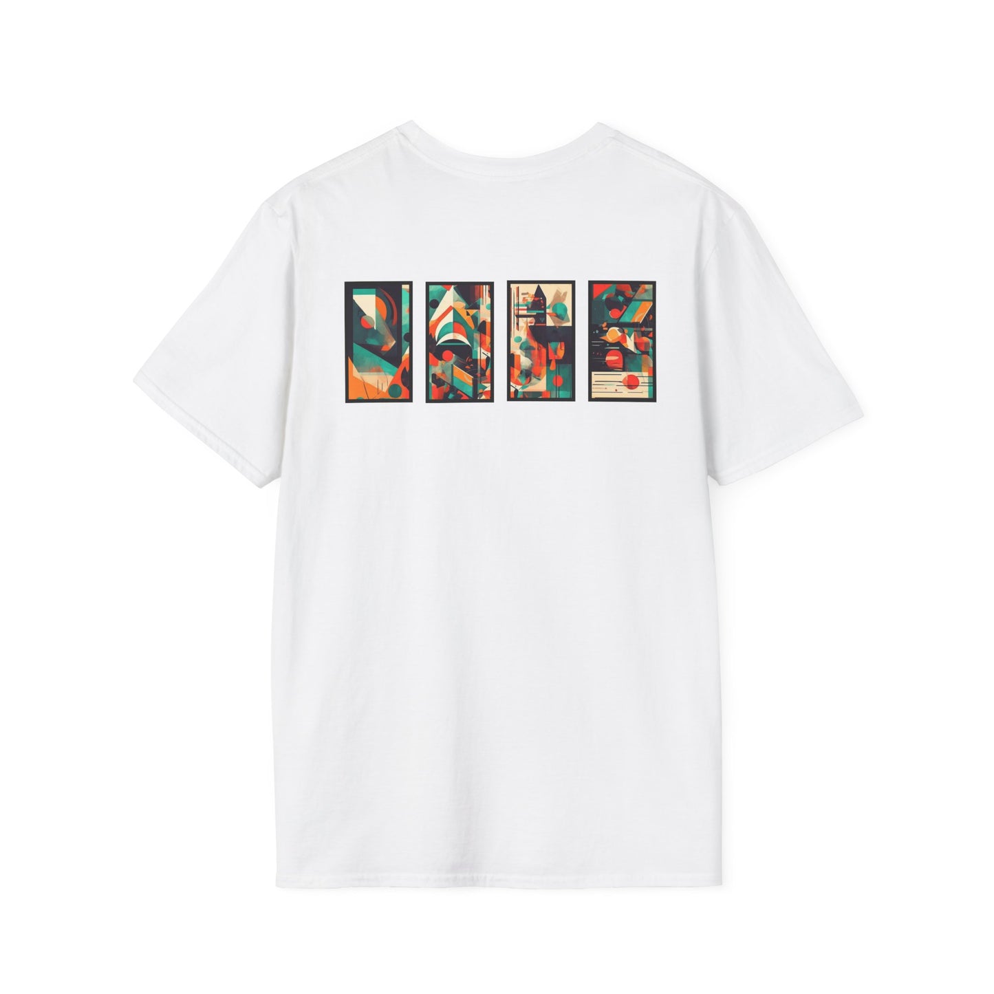 “Cityscape Sunset” Abstract Art - Unisex T-Shirt