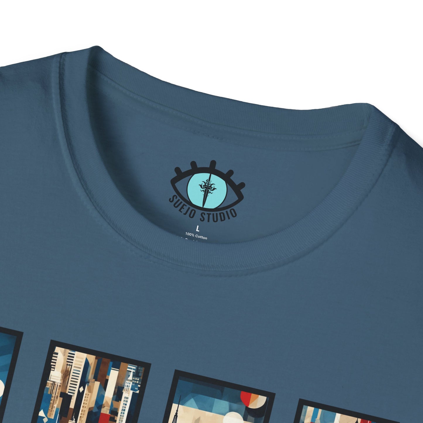 “NYC Skyline” Abstract Art - Unisex T-Shirt
