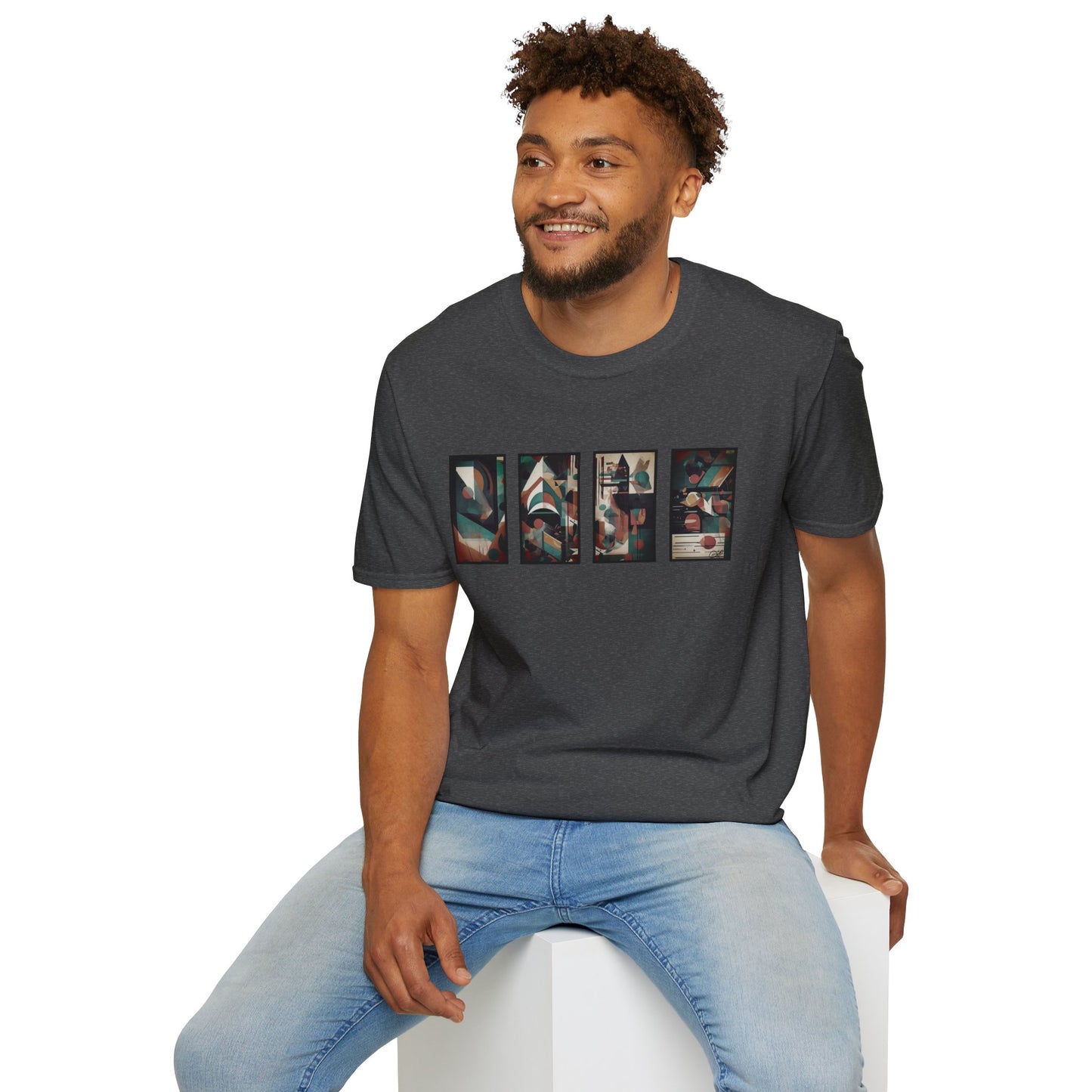 “Cityscape” Abstract Art - Unisex T-Shirt