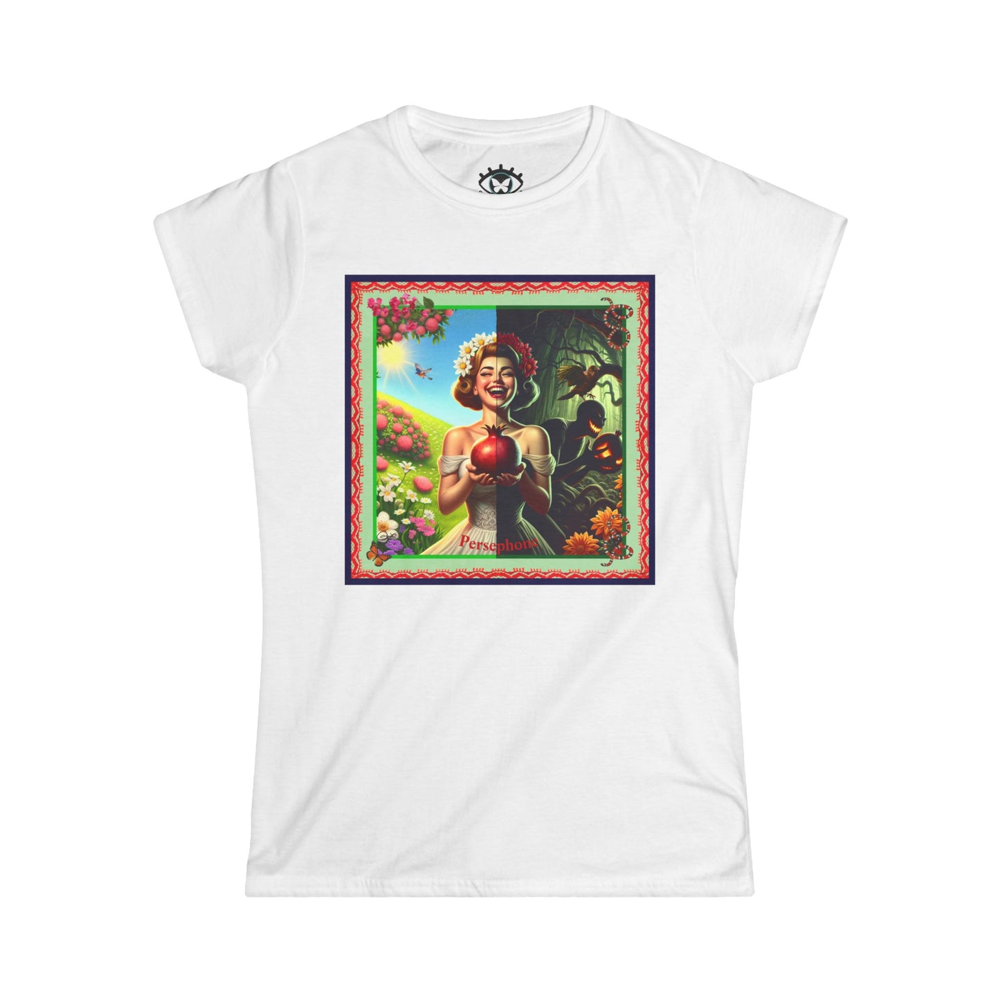 Persephone- Goddess of Spring and Queen of the Underworld - Women's Softstyle Tee