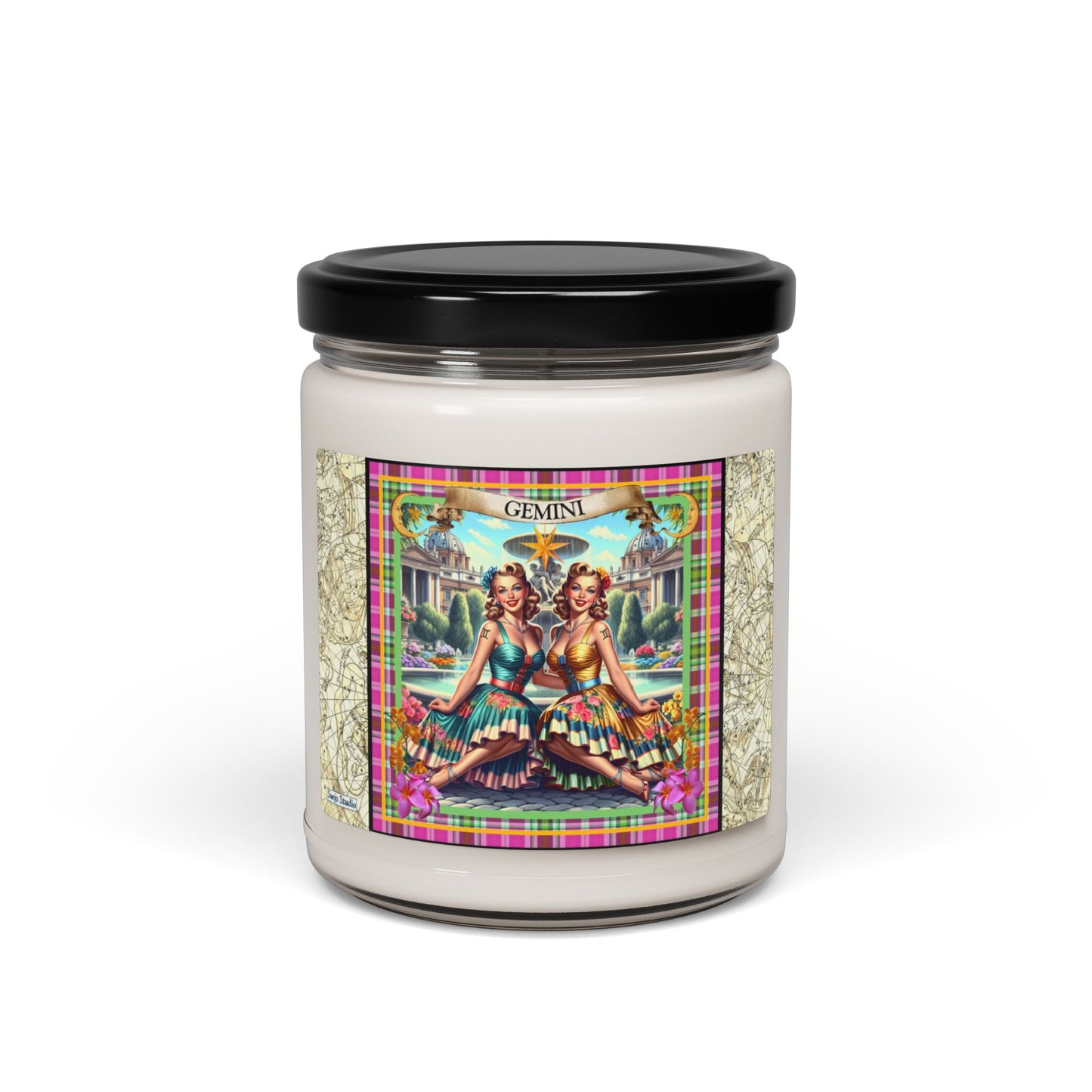 Gemini (May 21 - June 20) - Zodiac Scented Soy Candle, 9oz