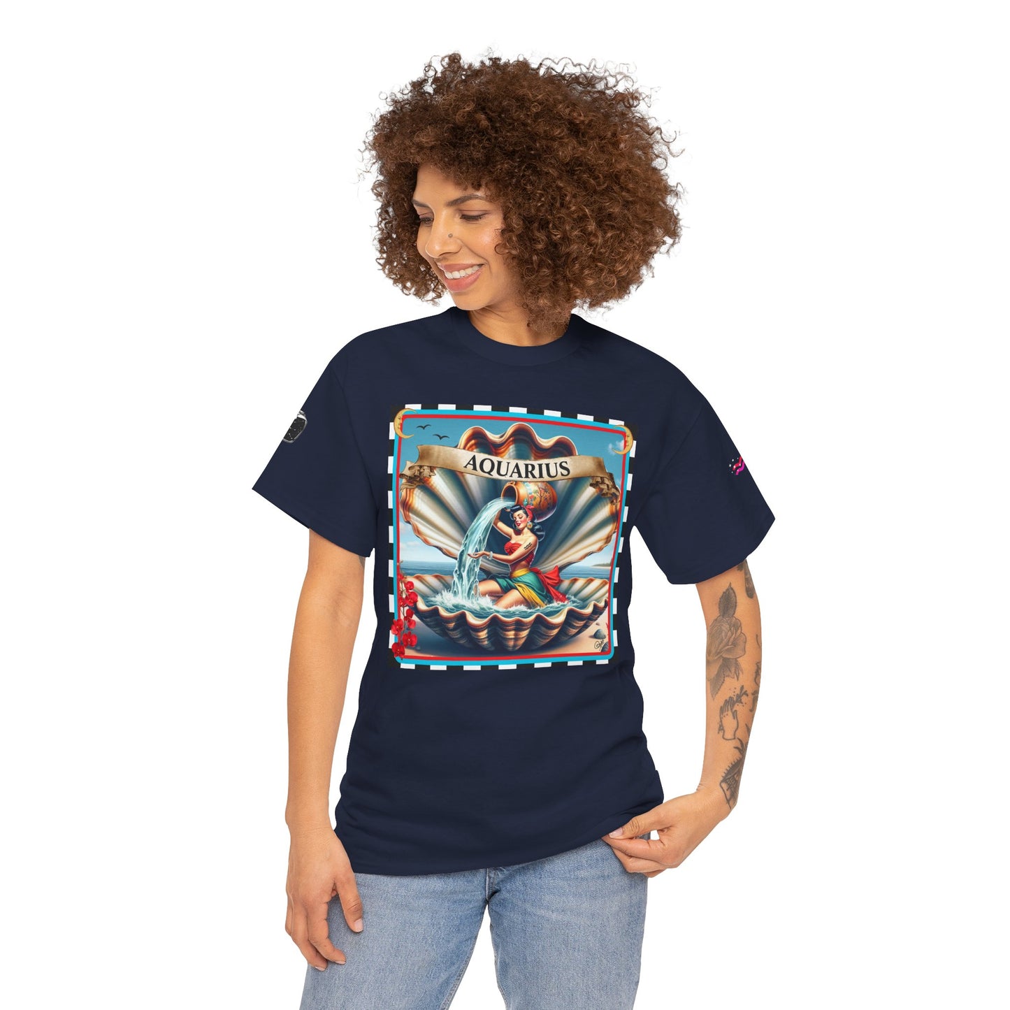 Aquarius - Unisex Cotton T-Shirt