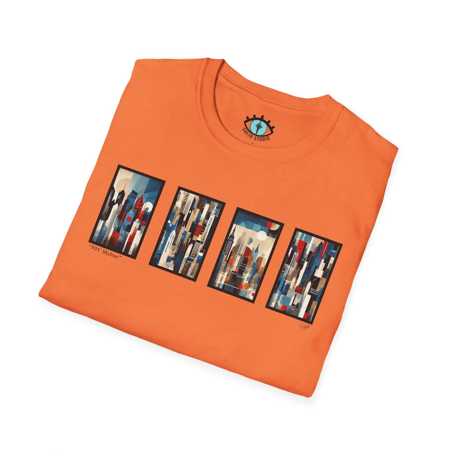 “NYC Skyline” Abstract Art - Unisex T-Shirt