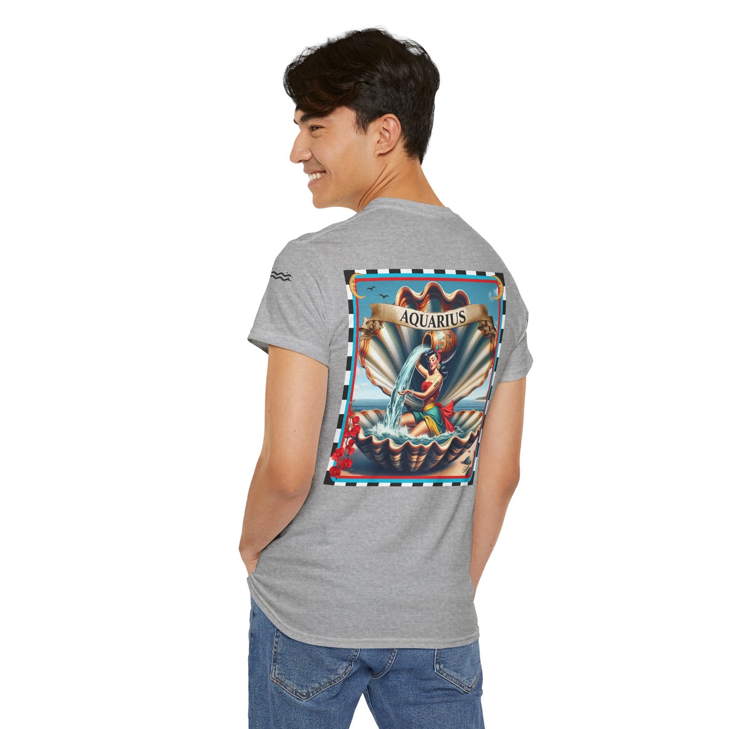 Aquarius - Unisex Cotton T-Shirt