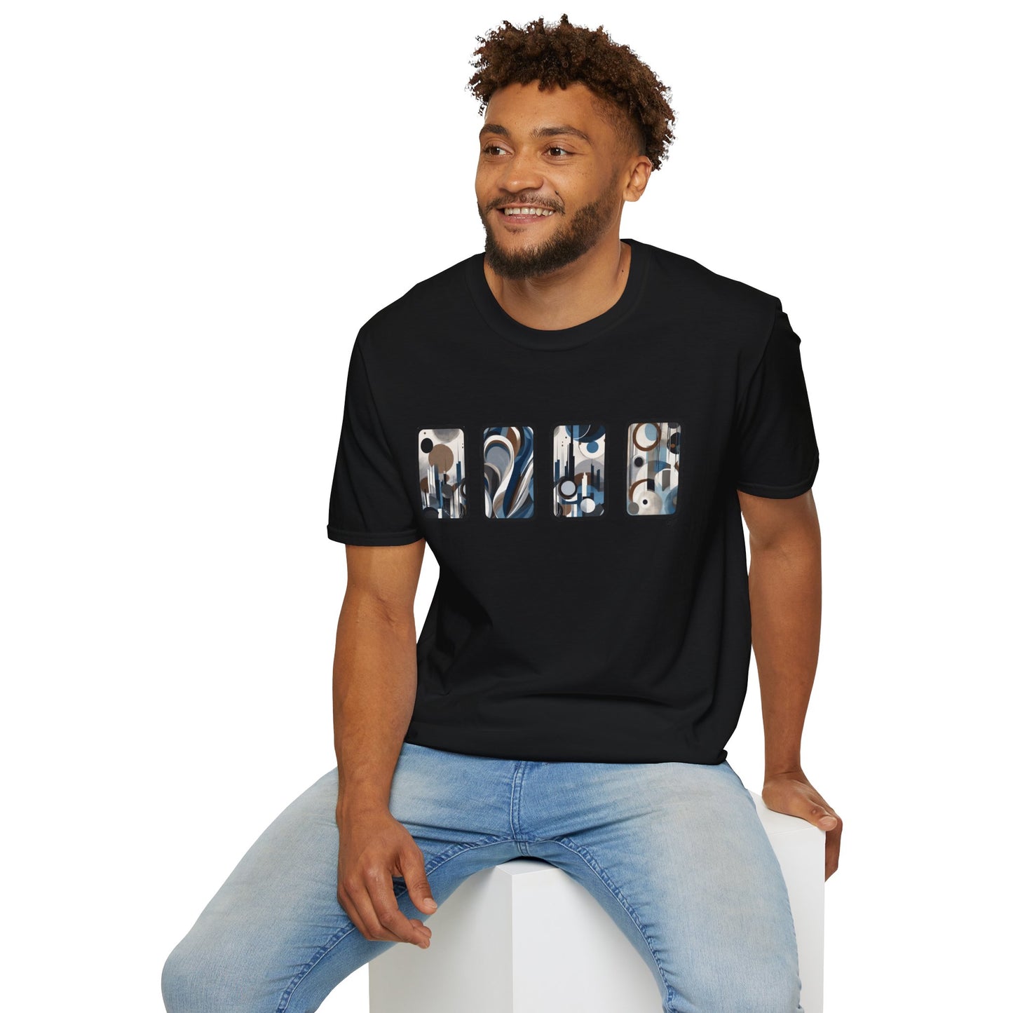 “Skyline” Abstract Art - Unisex T-Shirt