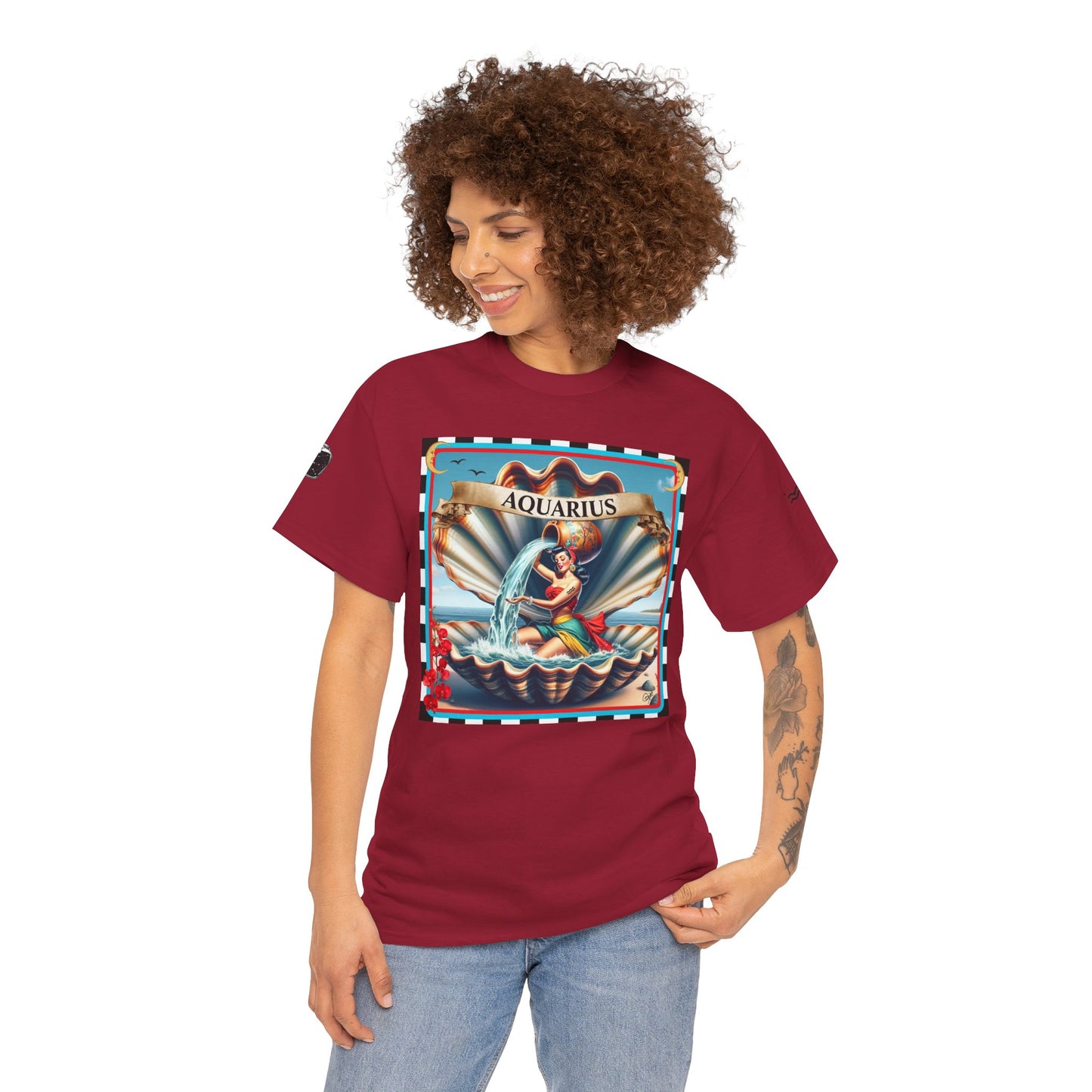 Aquarius - Unisex Cotton T-Shirt