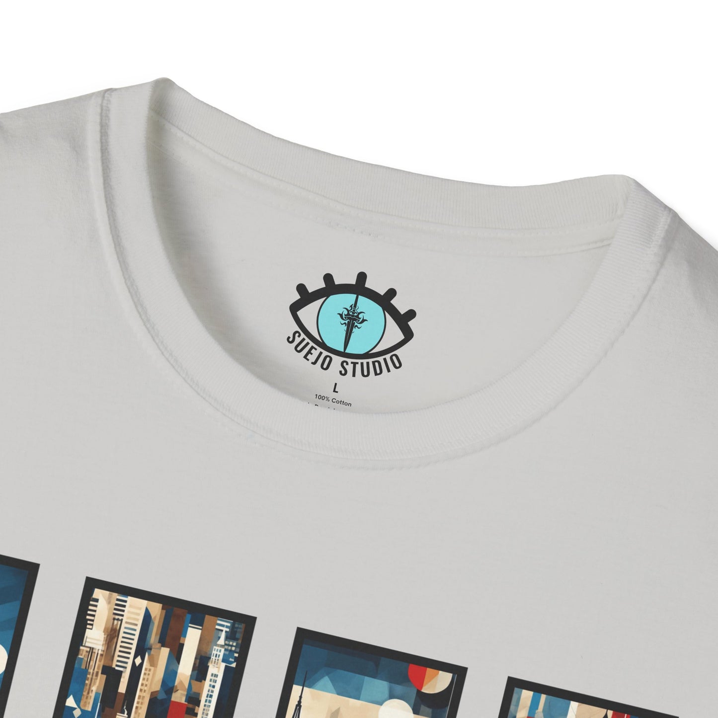 “NYC Skyline” Abstract Art - Unisex T-Shirt