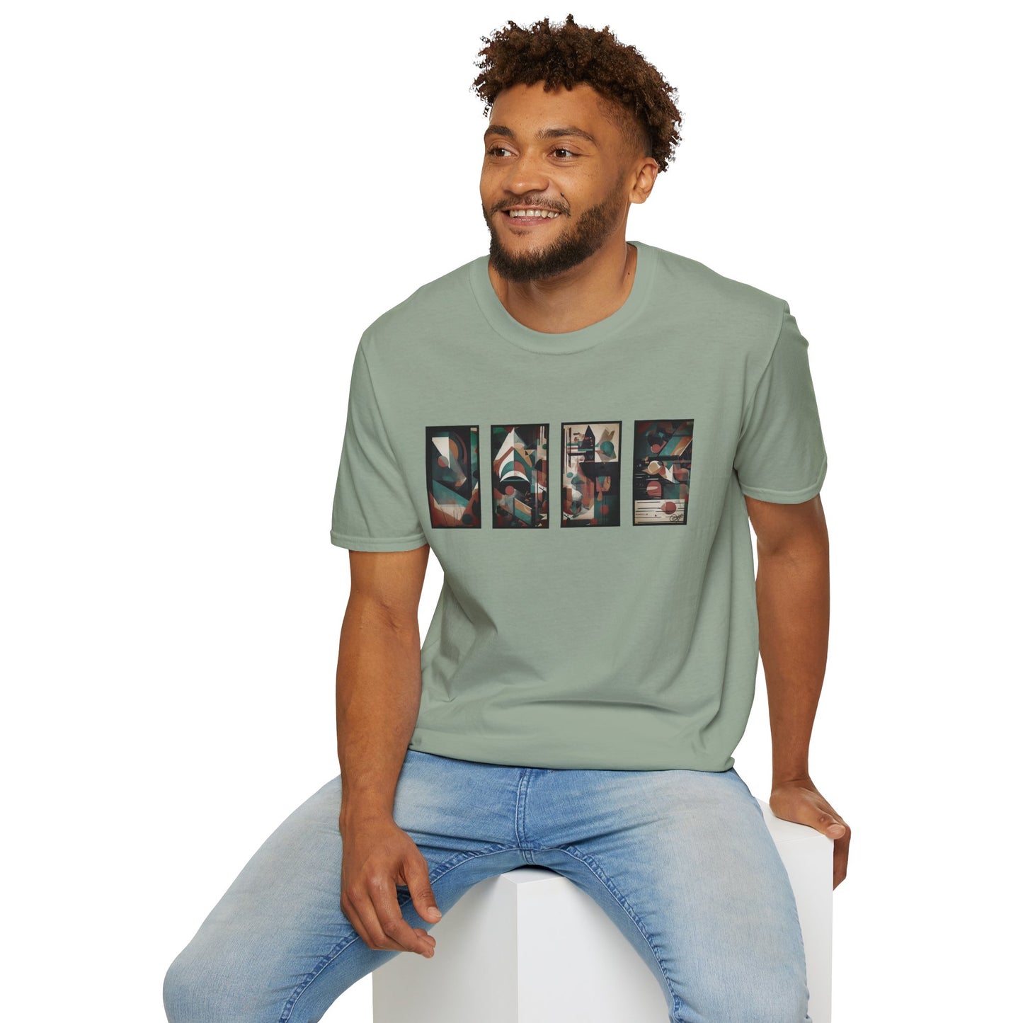 “Cityscape” Abstract Art - Unisex T-Shirt
