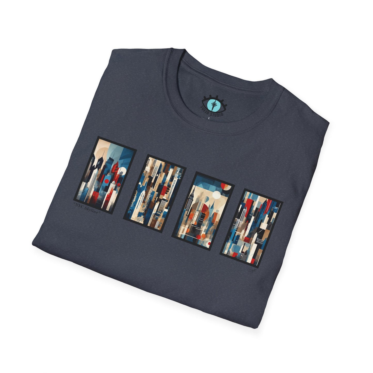 “NYC Skyline” Abstract Art - Unisex T-Shirt