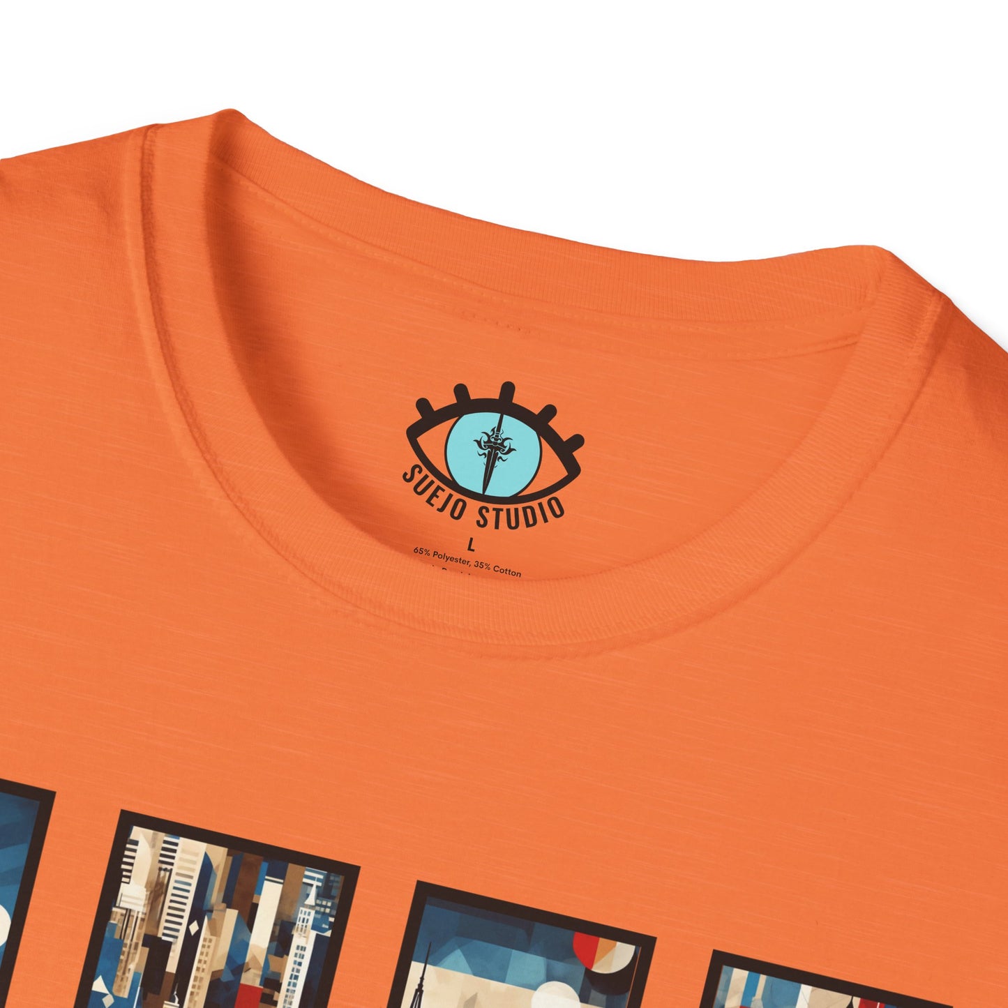 “NYC Skyline” Abstract Art - Unisex T-Shirt
