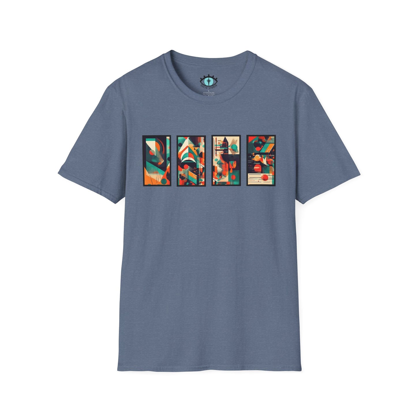 “Cityscape Sunset” Abstract Art - Unisex T-Shirt