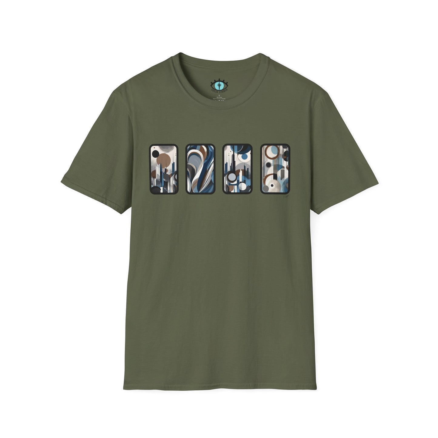“Skyline” Abstract Art - Unisex T-Shirt