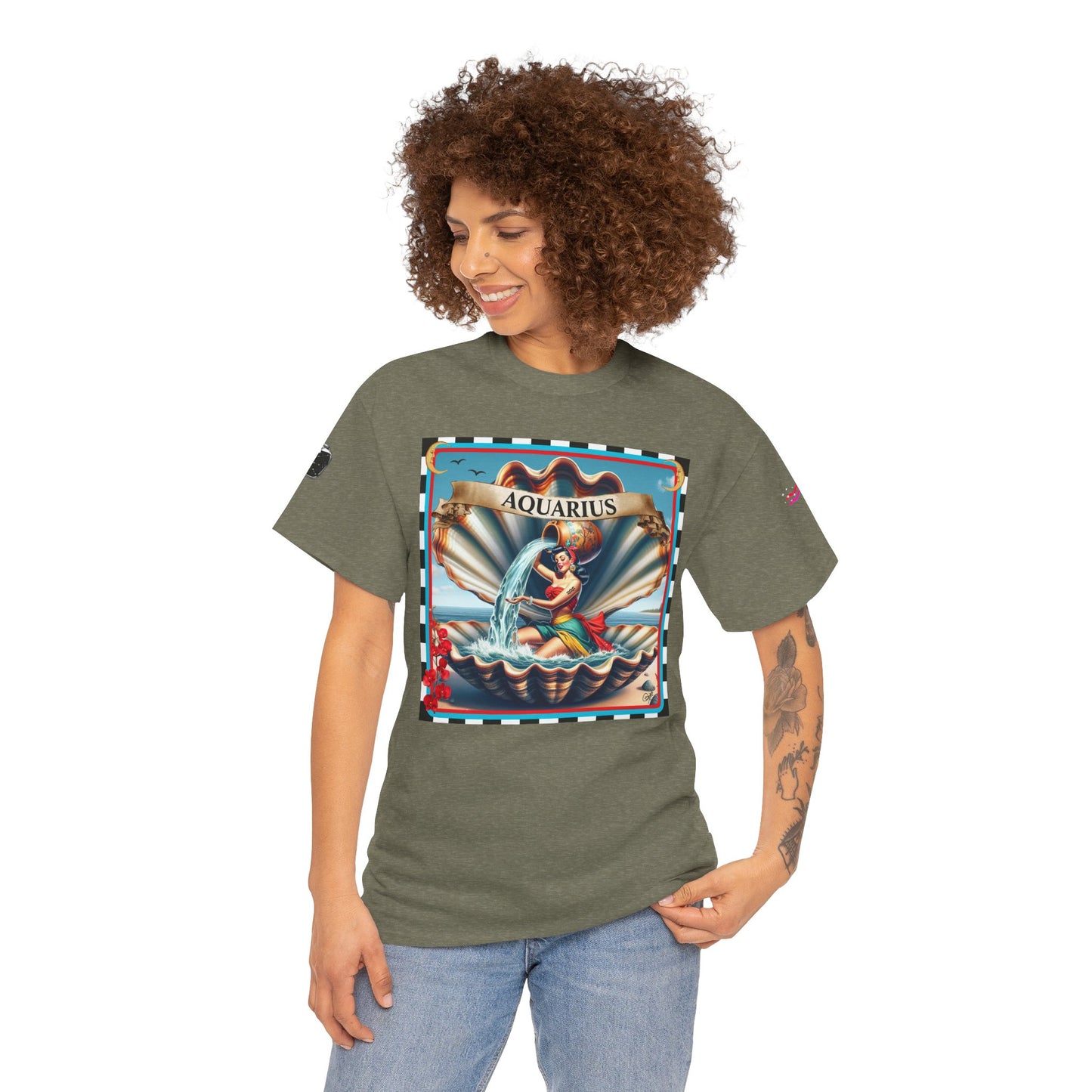 Aquarius - Unisex Cotton T-Shirt