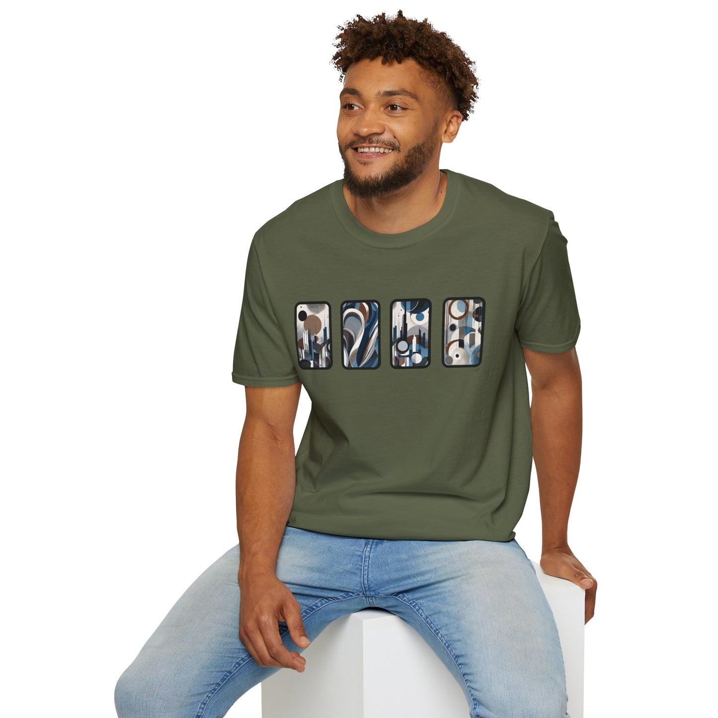 “Skyline” Abstract Art - Unisex T-Shirt