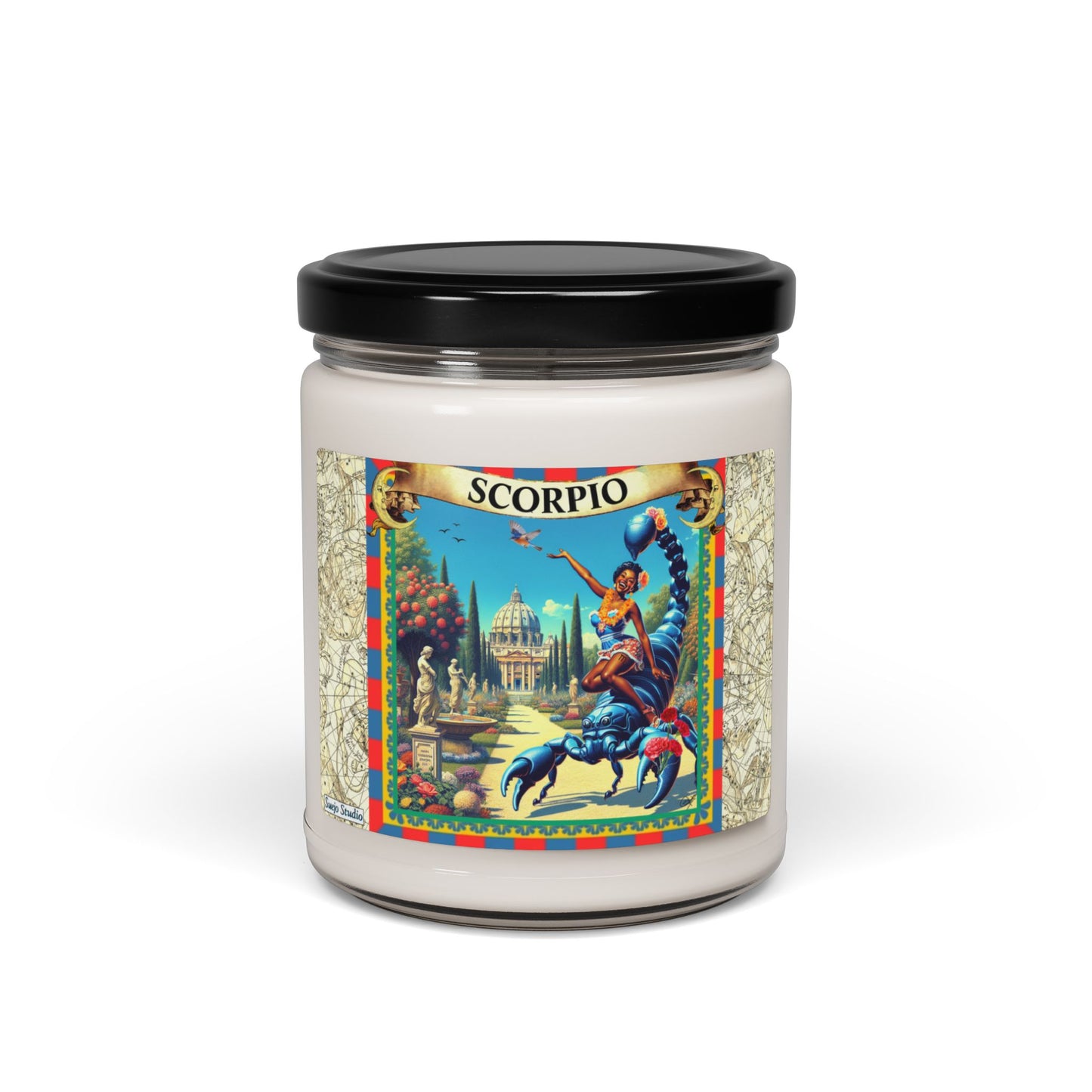 Scorpio (Oct 23 - Nov 21) - Zodiac Scented Soy Candle, 9oz