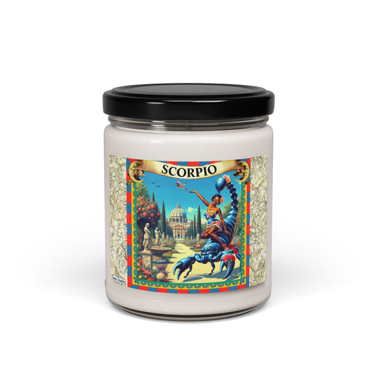 Scorpio (Oct 23 - Nov 21)  - Zodiac Scented Soy Candle, 9oz